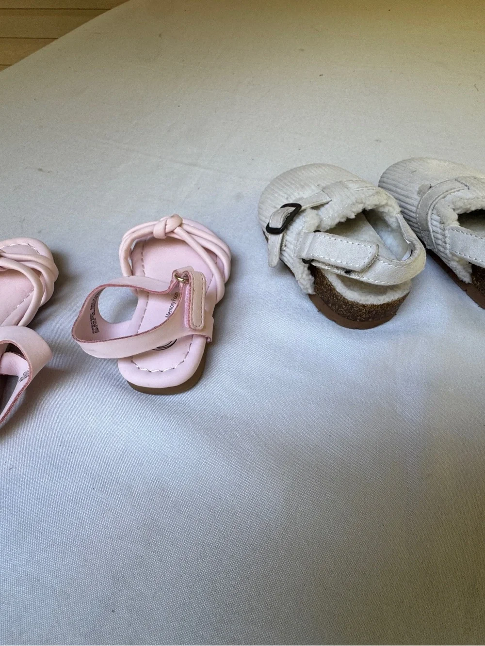 GAP Pink Knot Sandals and Cream Corduroy Mary Janes - Kids Set